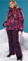 Dětská nepromokavá funkční lyžařská bunda