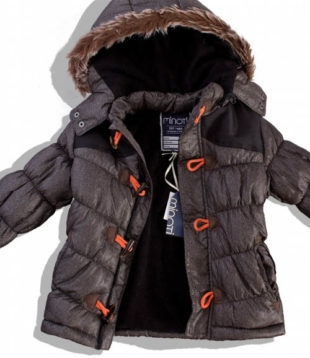 Dětská zimní bunda s odepínatelnou kapucí