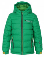 Zelená dětská lyžařská bunda Loap