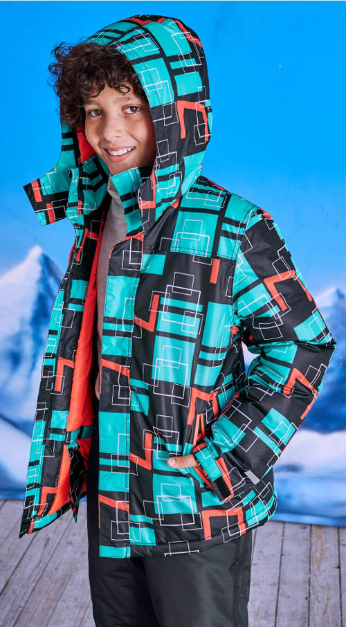 Dětská funkční lyžařská nepromokavá bunda