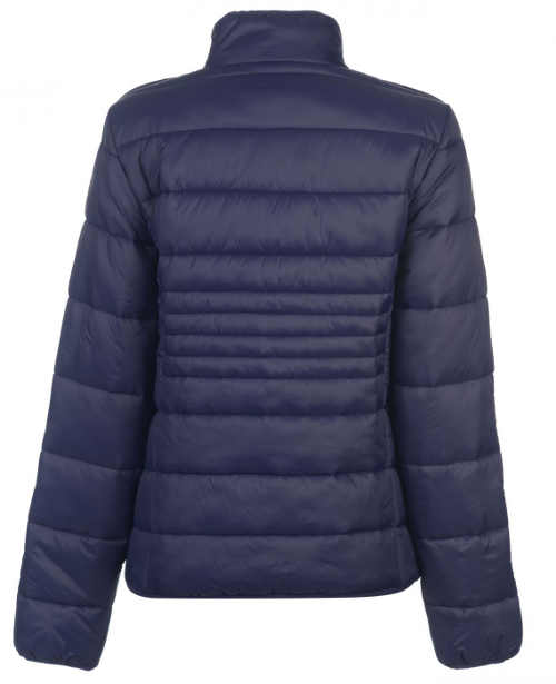 Modrá prošívaná dámská zimní sportovní bunda výprodej