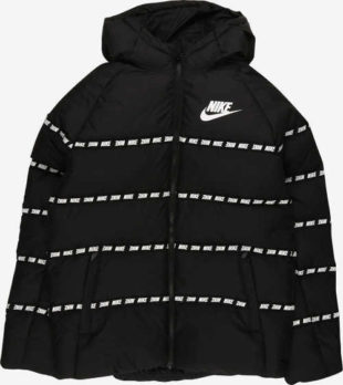 Černá dětská zimní bunda Nike