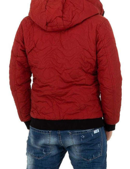 červená pánská zimní bunda