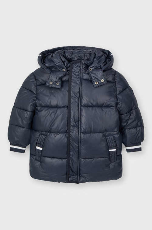 Dětská kvalitní zimní prošívaná bunda s odepínací kapucí