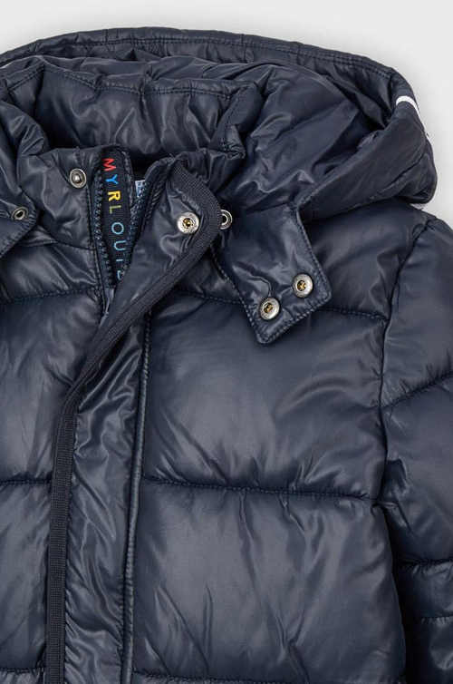 prošívaná zimní bunda na zip a patenty