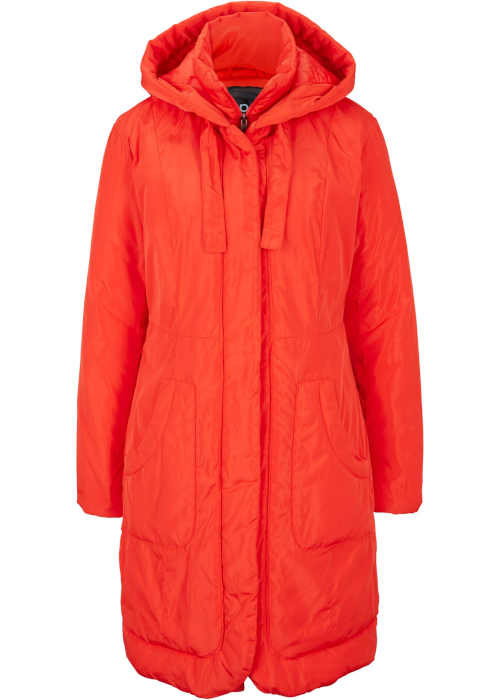 dámský krátký oranžový kabát Bonprix