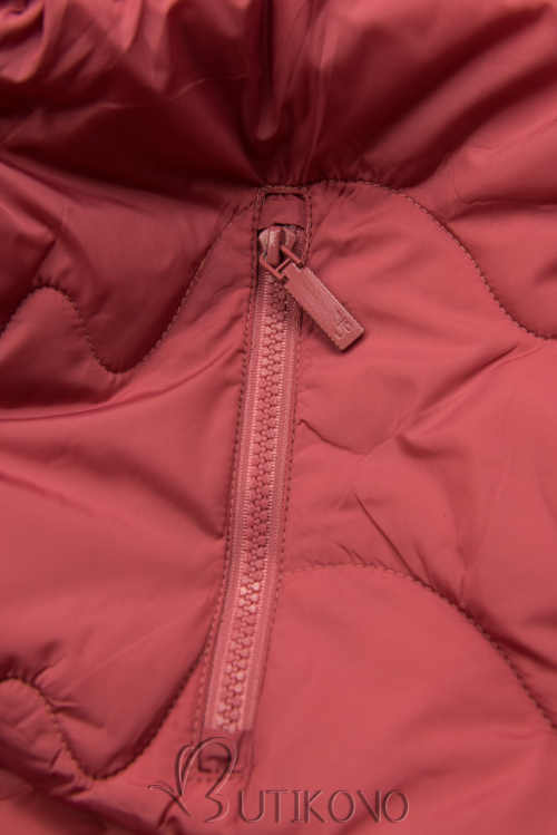 dámská prošívaná bunda na zip
