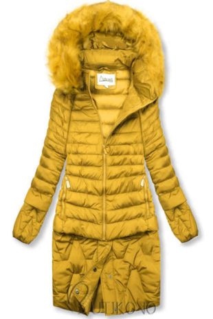 Dámská kombinovaná bunda s kapucí v optimistické barvě
