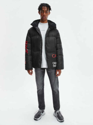 Moderní pánská zimní prošívaná bunda Calvin Klein