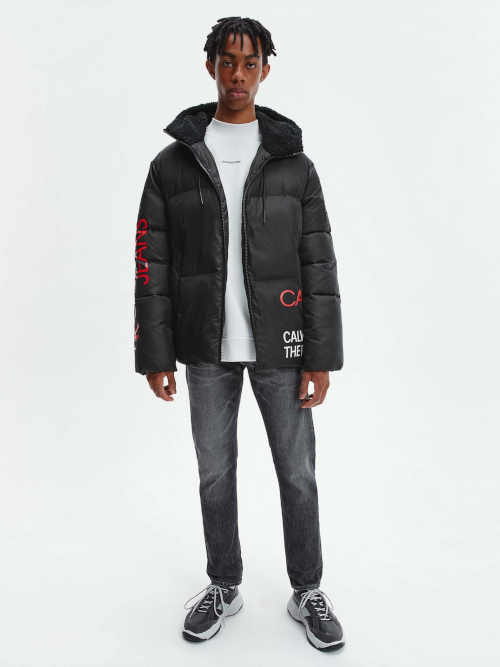 Moderní pánská zimní prošívaná bunda Calvin Klein