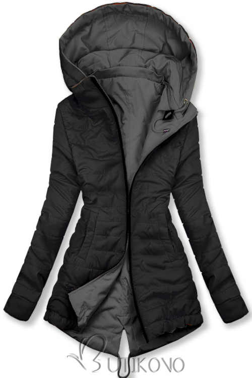 lehká zimní bunda v prošívaném designu