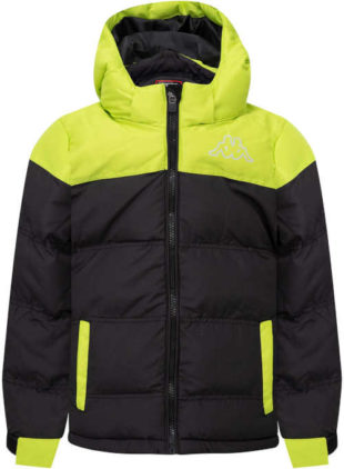 Dětská zimní hřejivá bunda Kappa LOGO s kapucí
