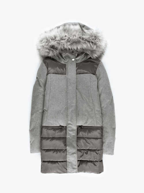 dámská zimní kombinovaná bunda