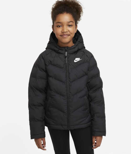 černá dětská bunda Nike