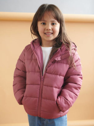 Dětská dívčí prošívaná zimní bunda Sinsay s praktickou kapucí