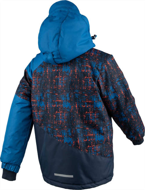 Moderní dětská zimní bunda s kapucí